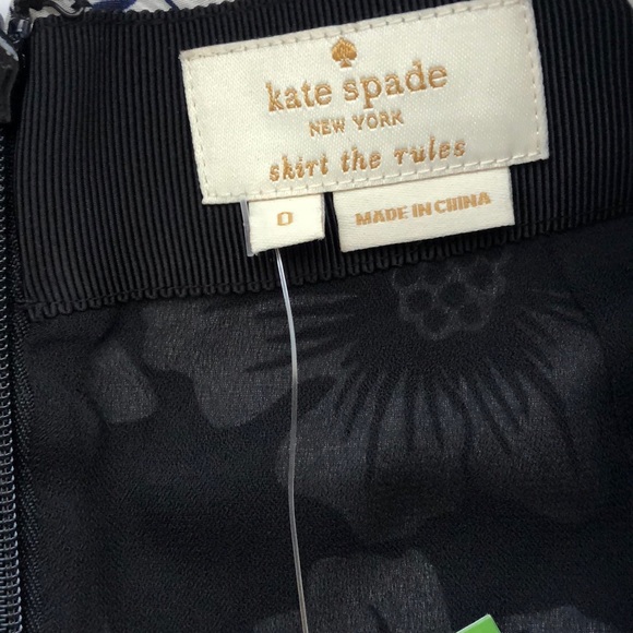 NWT Kate Spade Tiered Floral Mini Skirt - Picture 6 of 6